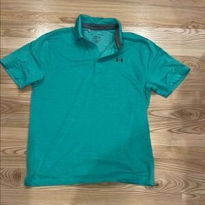 Under Armour Men's Teal Polo Shirt